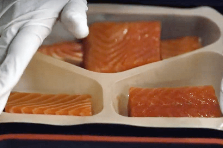 Trays suitable for feeding and thermosealing from crustaceans - Fish4fishs